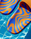 Slide Sandals in the Pool Mockup