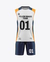 Training Sleeveless Kit Mockup - Front View