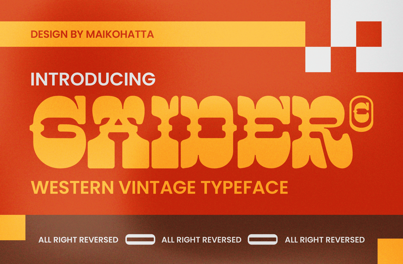 Gaider - Western Vintage Typeface