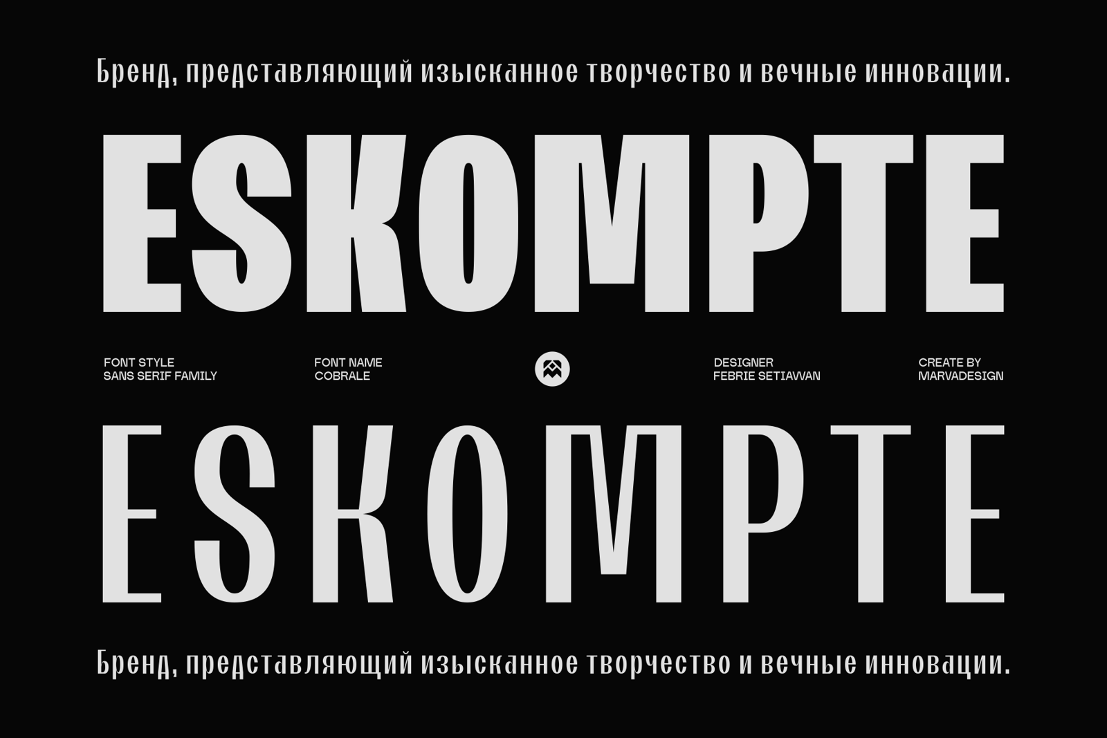 Cobrale Font