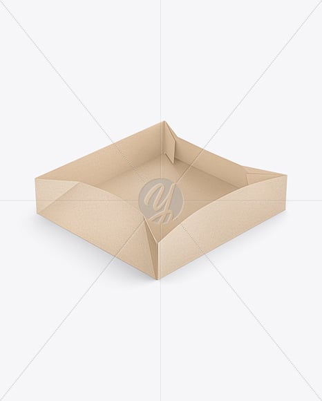 Kraft Paper Food Tray Mockup