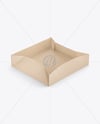 Kraft Paper Food Tray Mockup