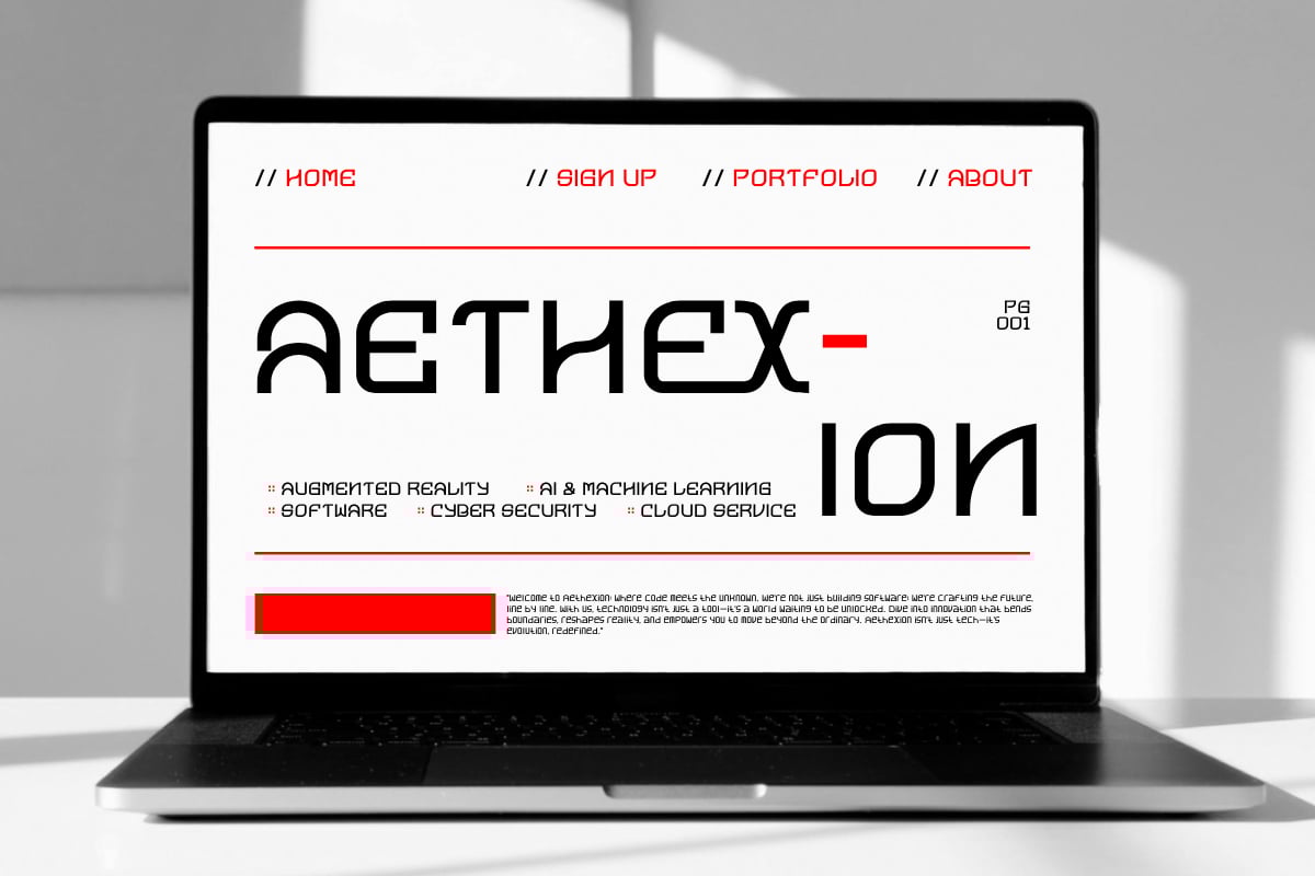 Gomery - Modern Futuristic Display Font
