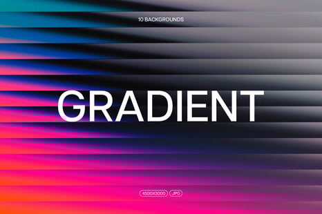Vibrant Slatted Gradient Glass Backgrounds - Textures