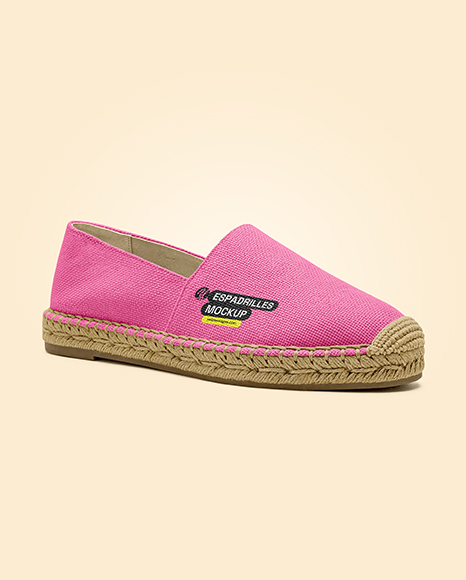 Women's Espadrille Mockup