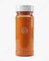 Plastic Spice Jar with Cayenne Pepper Mockup