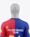 Soccer Kit w/ Mannequin Mockup - Back View