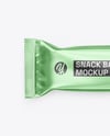 Matte Metallic Snack Package Mockup