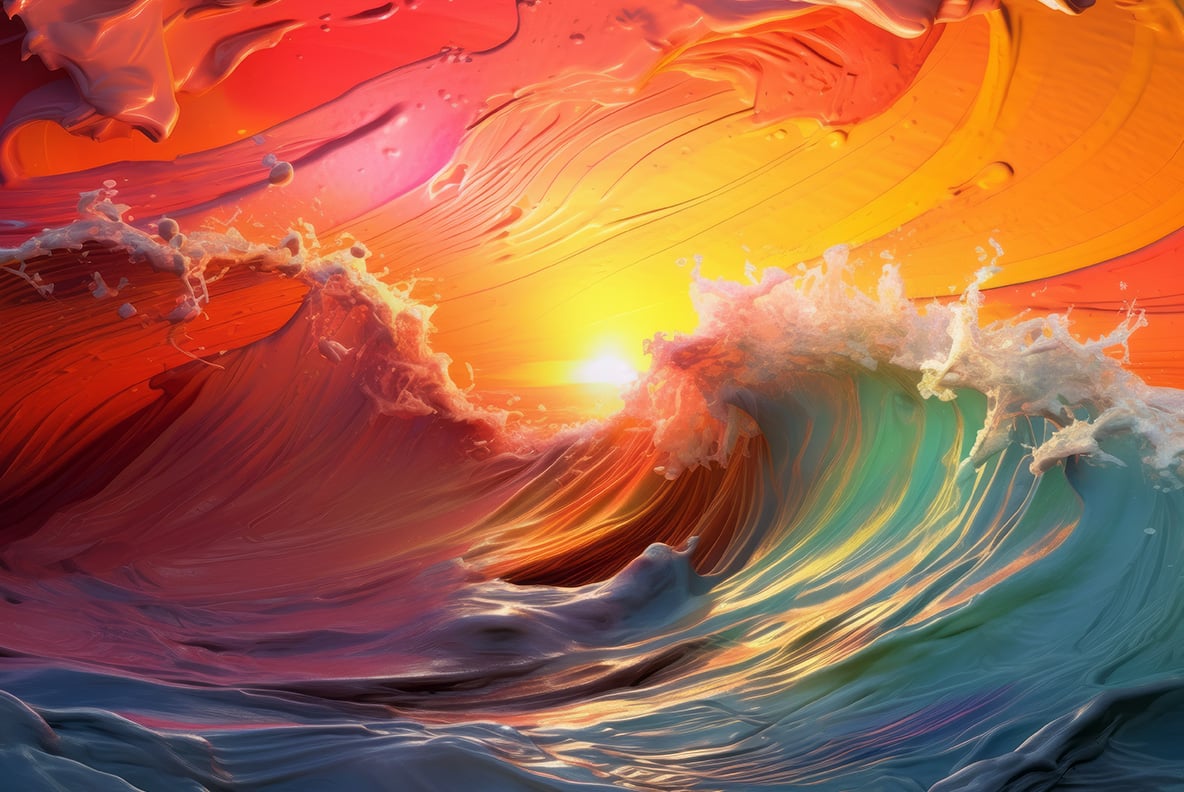 Paint waves