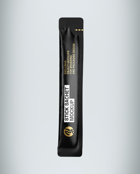 Matte Stick Sachet Mockup