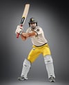 Indian Man Wearing Full Cricket Kit Mockup