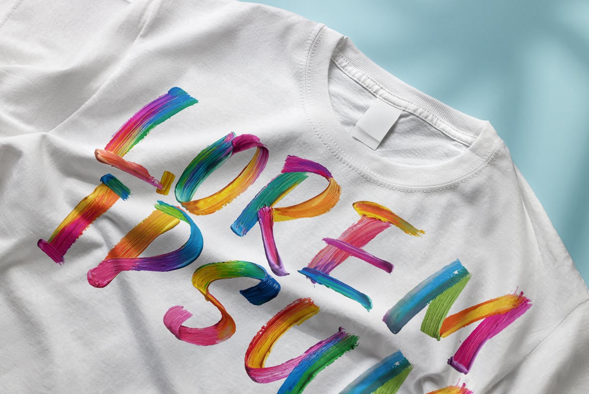 Rainbow Brush Font