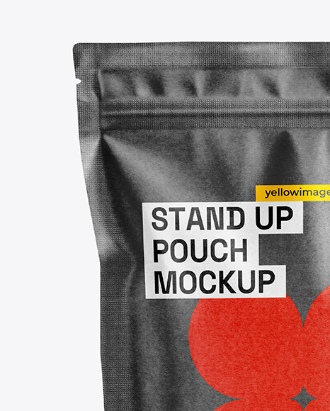 Kraft Stand-Up Pouch Mockup