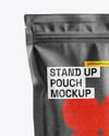 Kraft Stand-Up Pouch Mockup