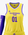 Women's Basketball Kit Mockup - Front View