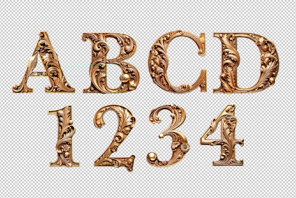 Royal Gold Font