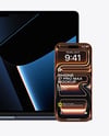 Apple MacBook Pro and iPhone 17 Pro Max Mockup