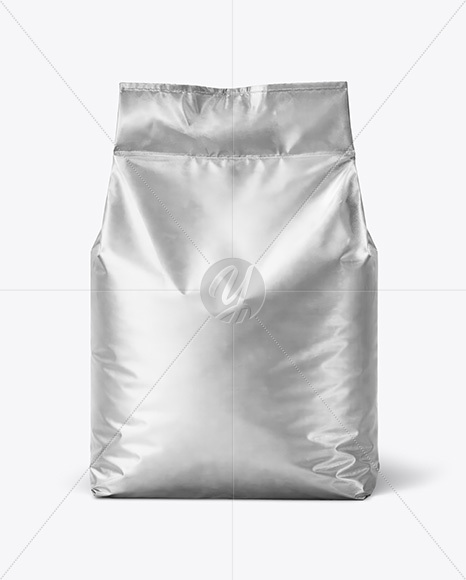 Metallic Bag with Handle Mockup