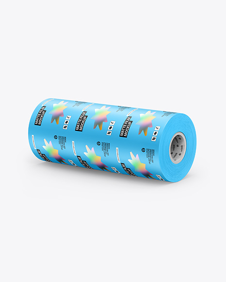 Matte Film Roll Mockup - Stationery mockups