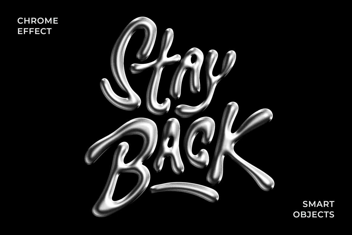 Chromatic Metal Text &amp; Logo Effect