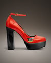 Platform Heel Shoe Mockup
