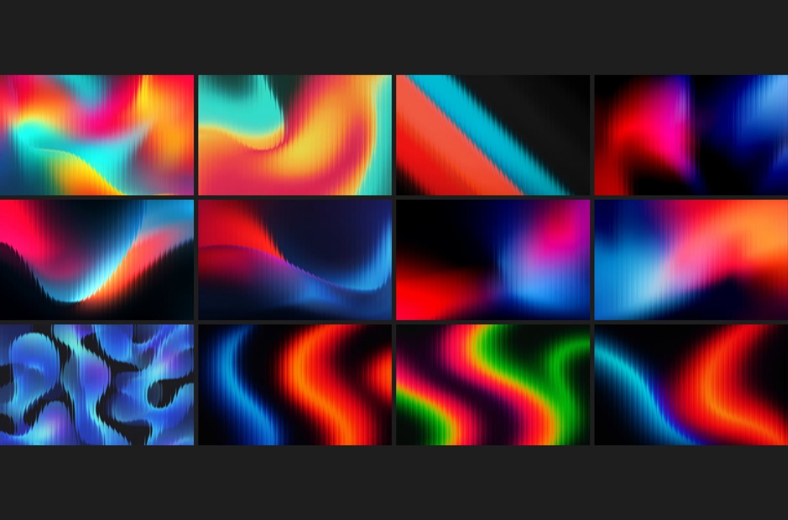 Fractal Glass Gradient Textures
