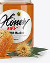 Jar with Eucalyptus Honey Mockup