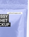 Sachet with Zip Lock Mockup