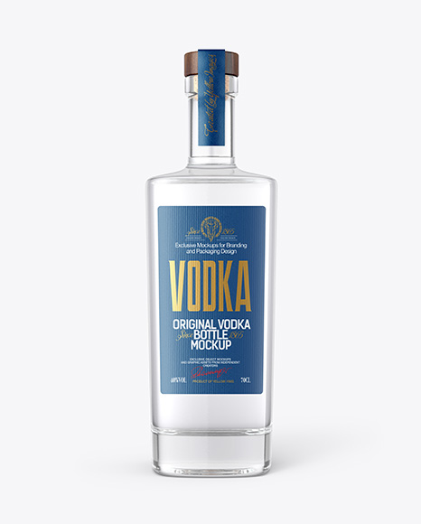 Vodka Bottle Mockup - Digital product mockup