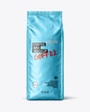 Metallic Coffee Bag Mockup