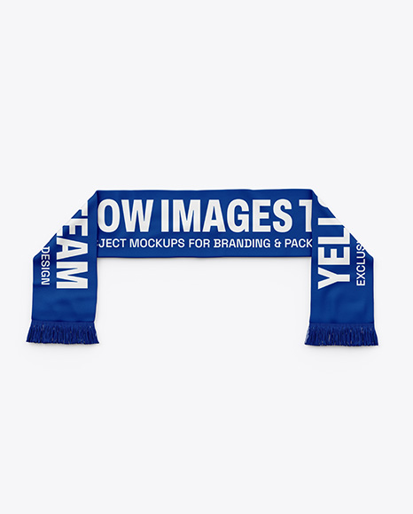 Football Sports Scarf Mockup