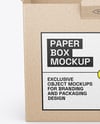 Kraft Paper Box Mockup