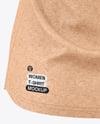 Heather T-Shirt Mockup - Back View