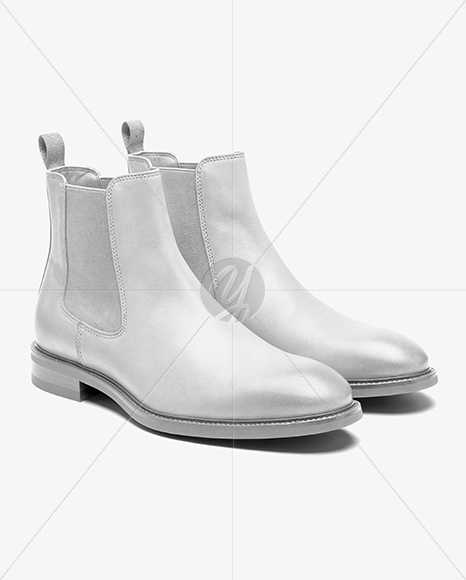 Pair of Chelsea Boots Mockup