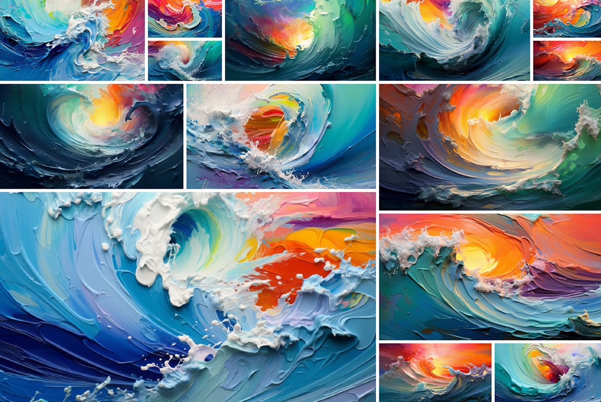 Paint waves