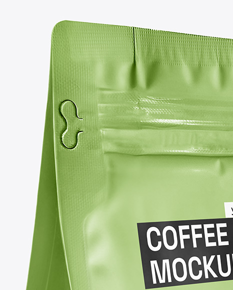 Matte Coffee Bag Mockup