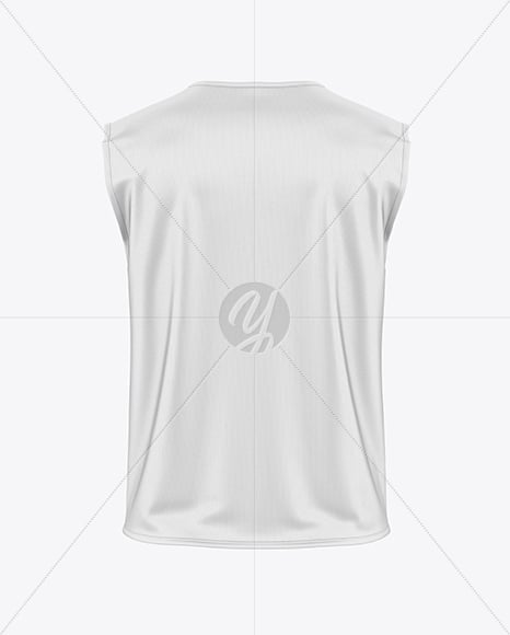 Safety Vest Mockup - Back View