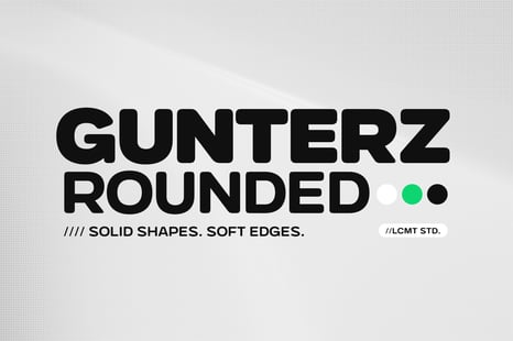 Gunterz Rounded Font - Creative Store