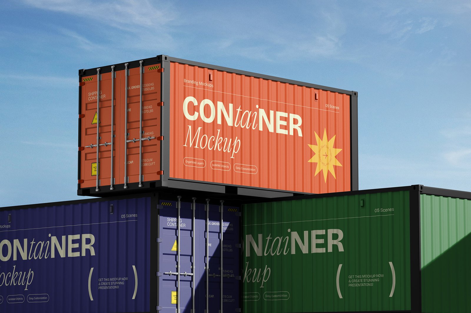 Shipping Container Mockup