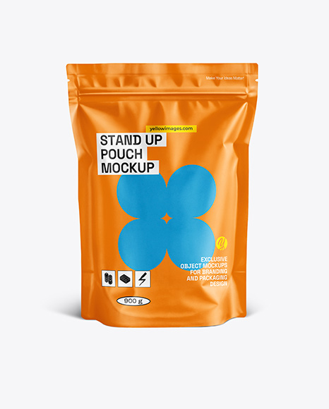 Stand-Up Pouch Mockup - Coffee pouch mockup