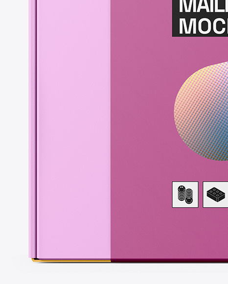 Paper Mailing Box Mockup