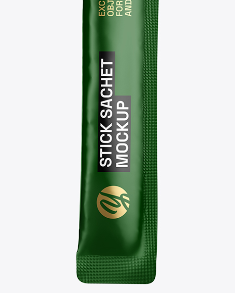 Matte Stick Sachet Mockup