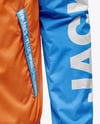 Hooded Windbreaker Jacket Mockup - Front View