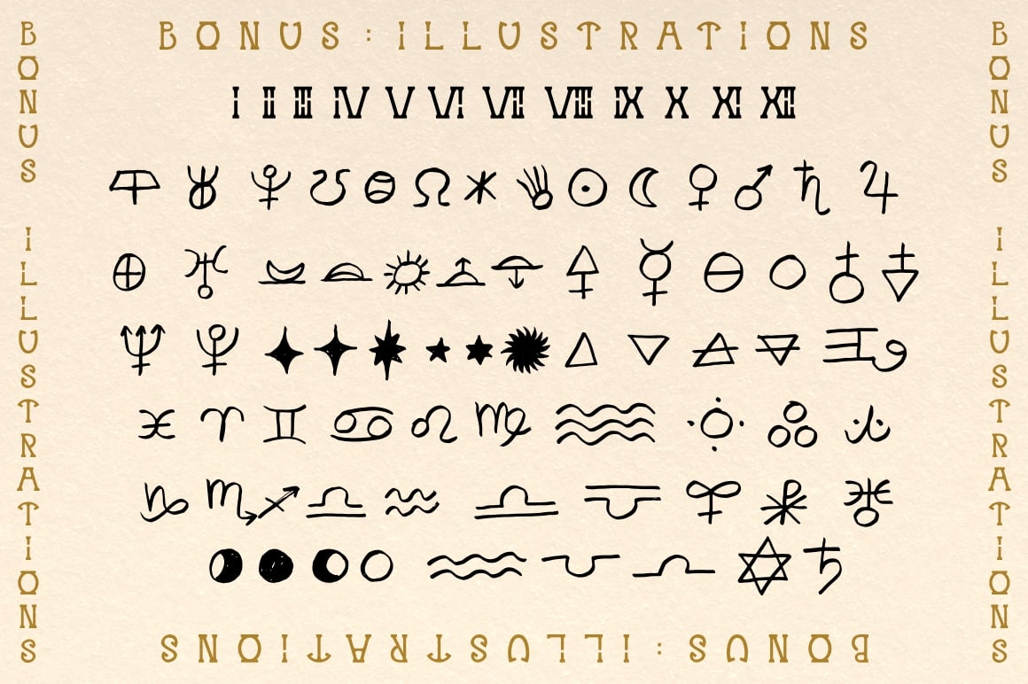 MYSTIQ mysterious display font