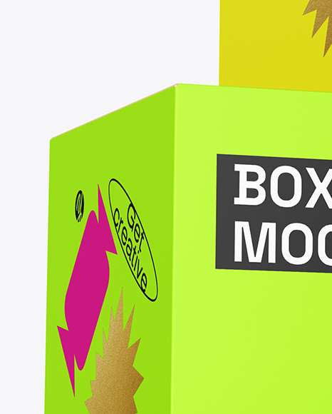 Three Paper Boxes Mockup
