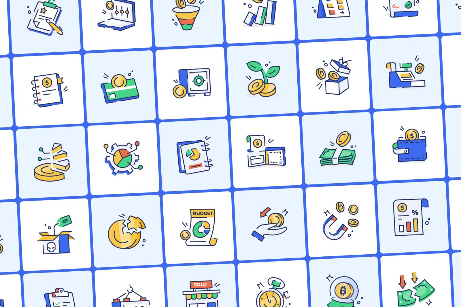 300 Finance and Operations Icons