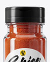 Spice Glass Jar with Sweet Paprika Mockup
