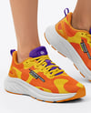 Running Shoes on Women's Legs Mockup