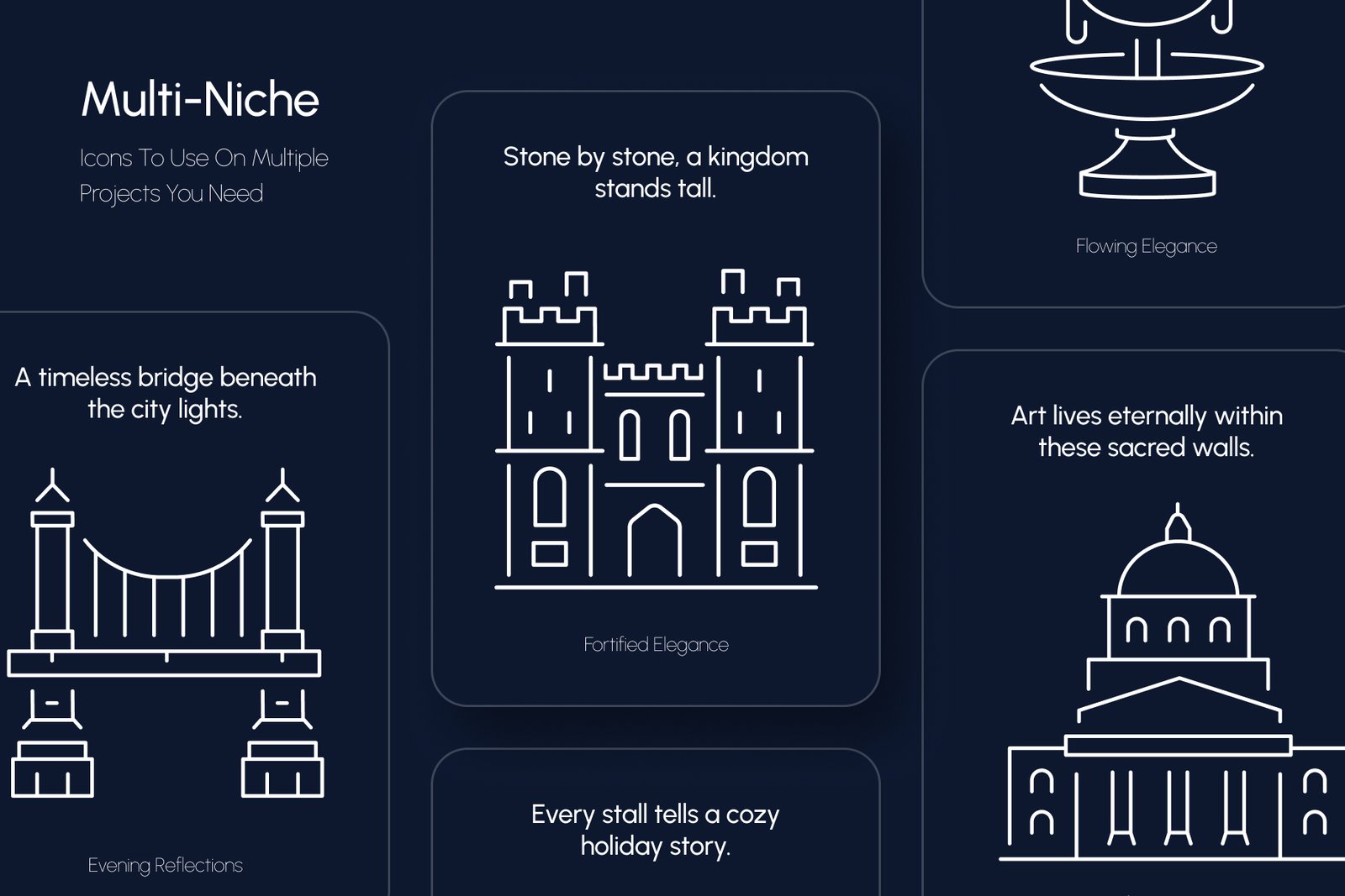 London Icon Art Set
