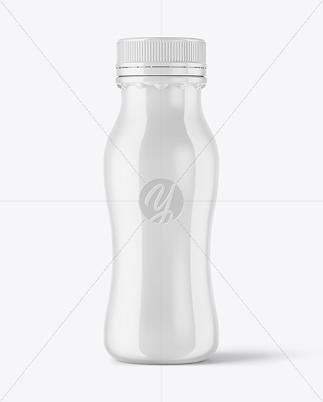 Glossy Yogurt Bottle Mockup